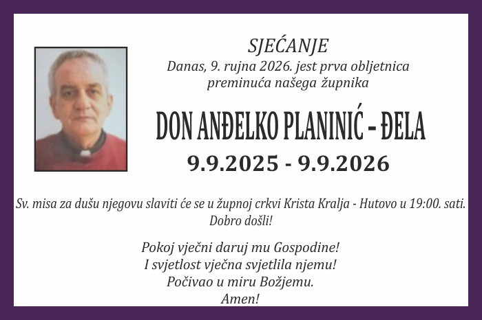 Don Anđelko Planinić – Đela