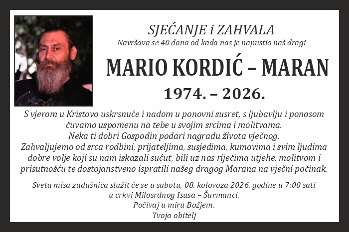 Mario Kordić – Maran